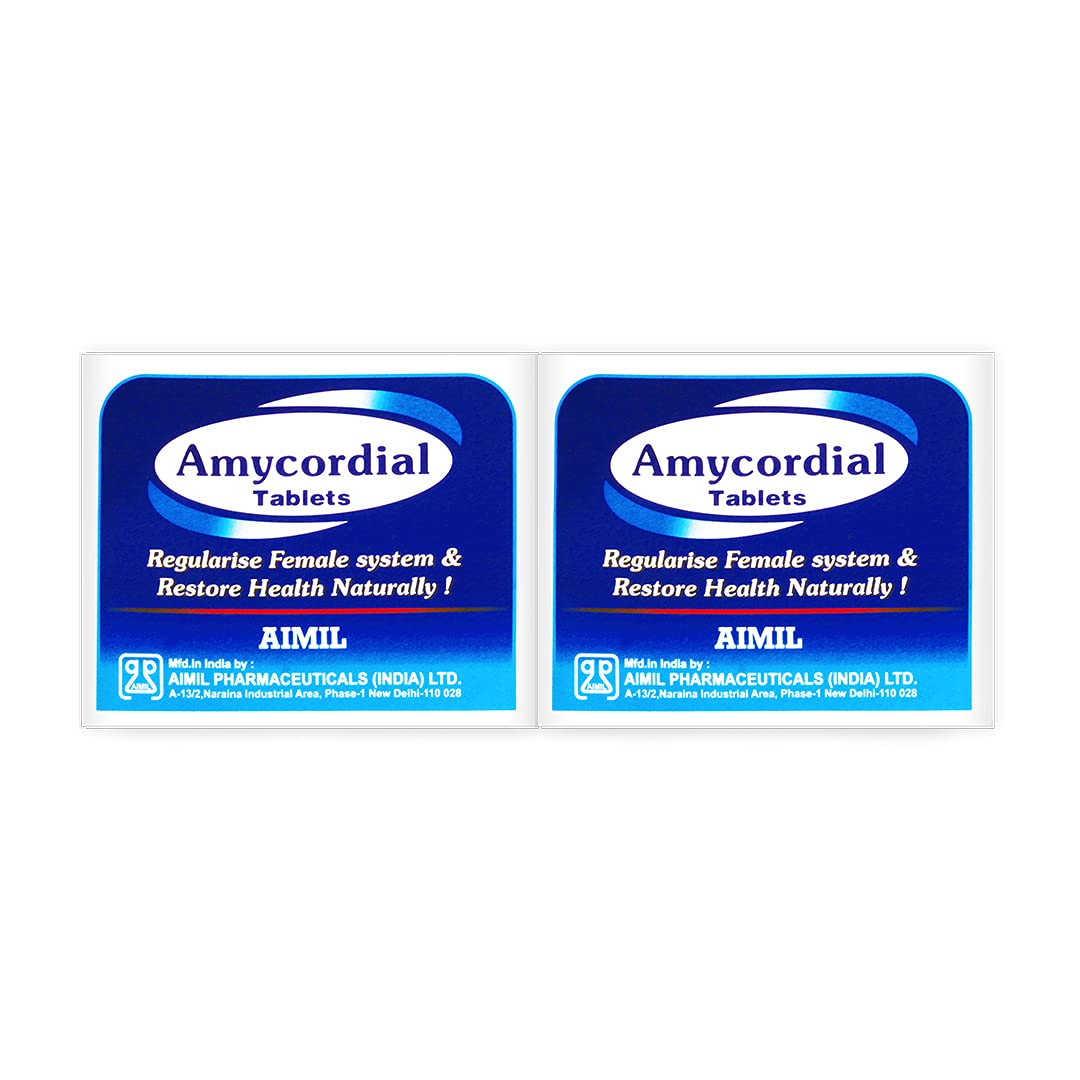 AIMIL Amycordial Tablets - 30 Tablets - (Pack of 2) | Female Health Restorative | Contains Shatavari, Amla, Guduchi, Methi and more-image-11