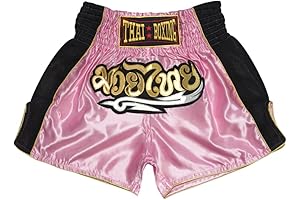 Classic Muay Thai Shorts for Men & Women for Boxing, Kickboxing, MMA,...