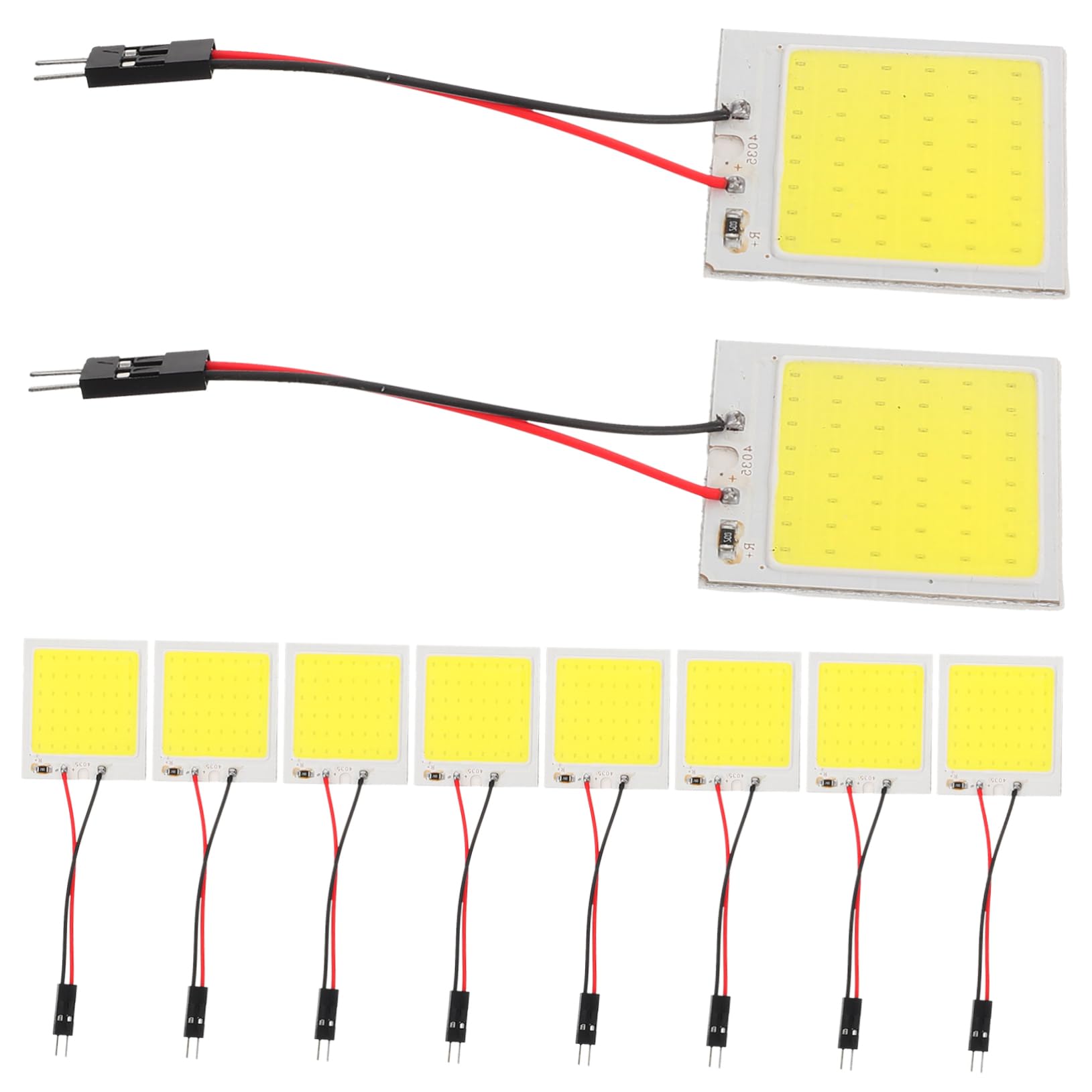 SOESFOUFU 3sets Dome Light Led Panel Car Roof Lights Interior Led for Trucks Cars Ceiling Roof Reading Plate 10pcs*3