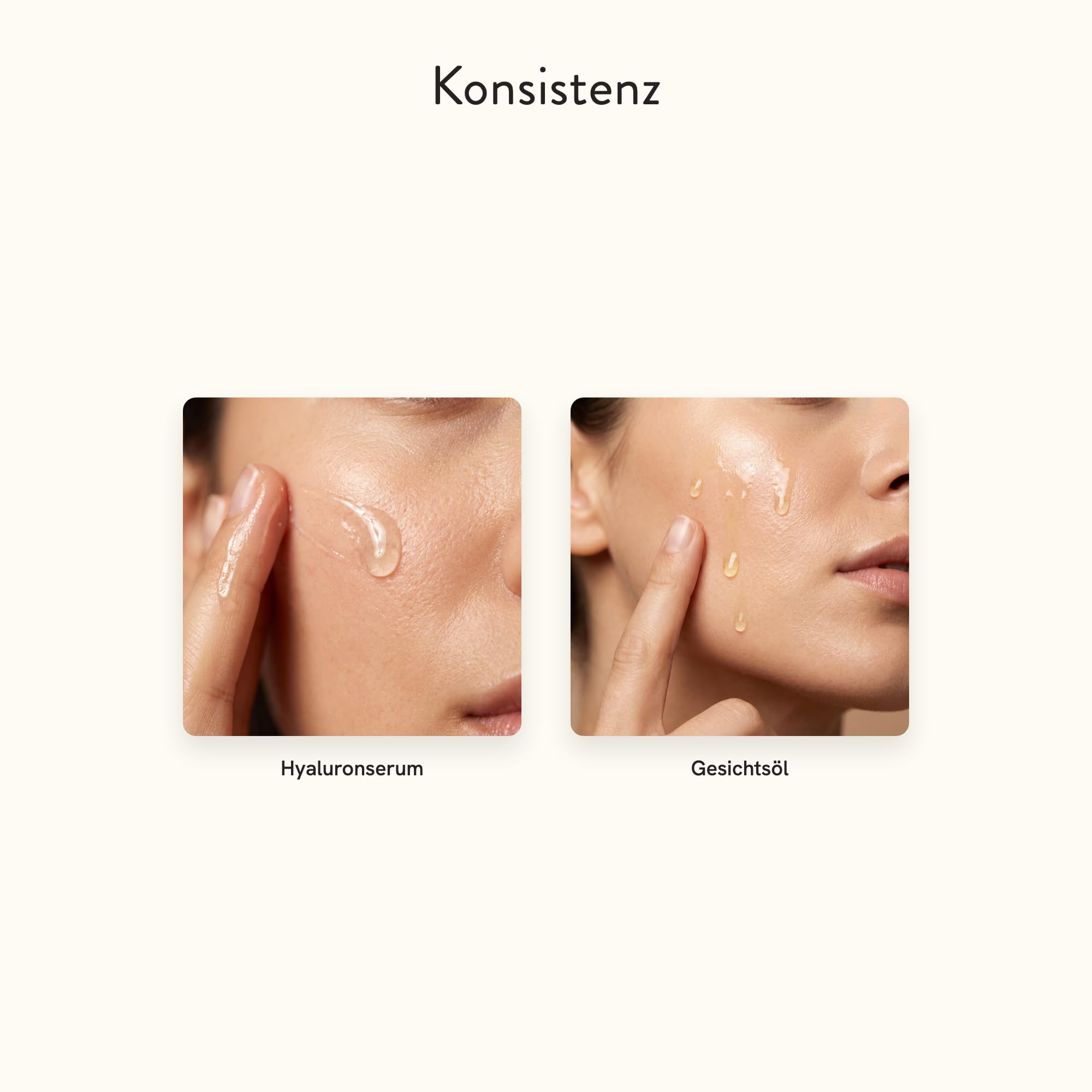 Set Hydro-Booster, Hyaluronserum 30 ml und Gesichtsöl 30 ml, parfümfreie Feuchtigkeits- und Lipidpflege mit 4-facher Hyaluronsäure, Bio-Leinöl und Omega-3-6-9, vegan, Made in Germany