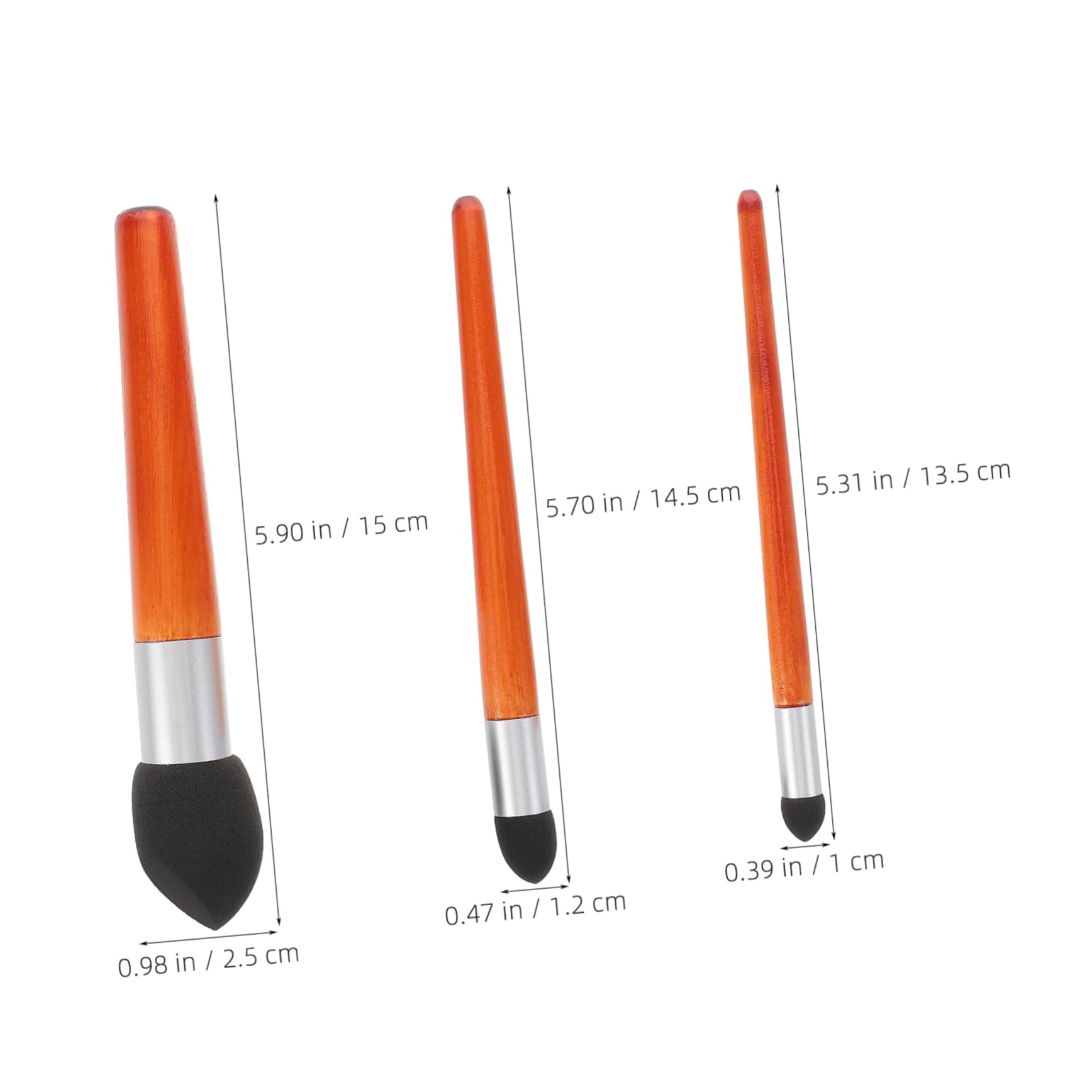 Homoyoyo Professional Sketching Tools 3pcs Soft Sponge Blending Pens for Art Gentle on Paper for Students Artists