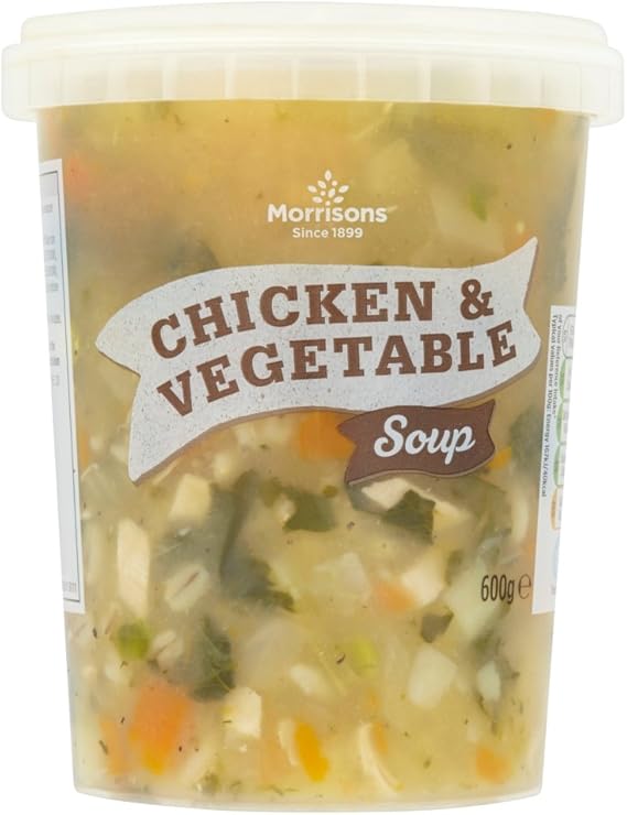 Morrisons Chicken and Vegetable Broth, 600 g Amazon.co.uk Grocery