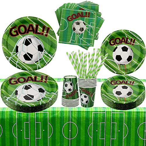 Kit anniversaire foot pour réussir la déco de table lors du goûter des garçons