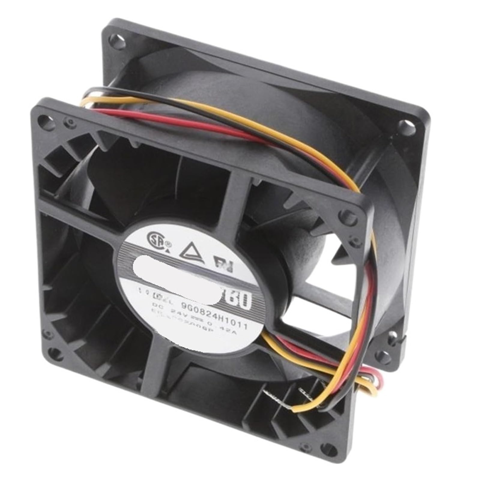 Lzikkgki One Color 9G0824h1011 24Vdc Fan 80X80x38mm 10.1W 3Wire 5700Rpm