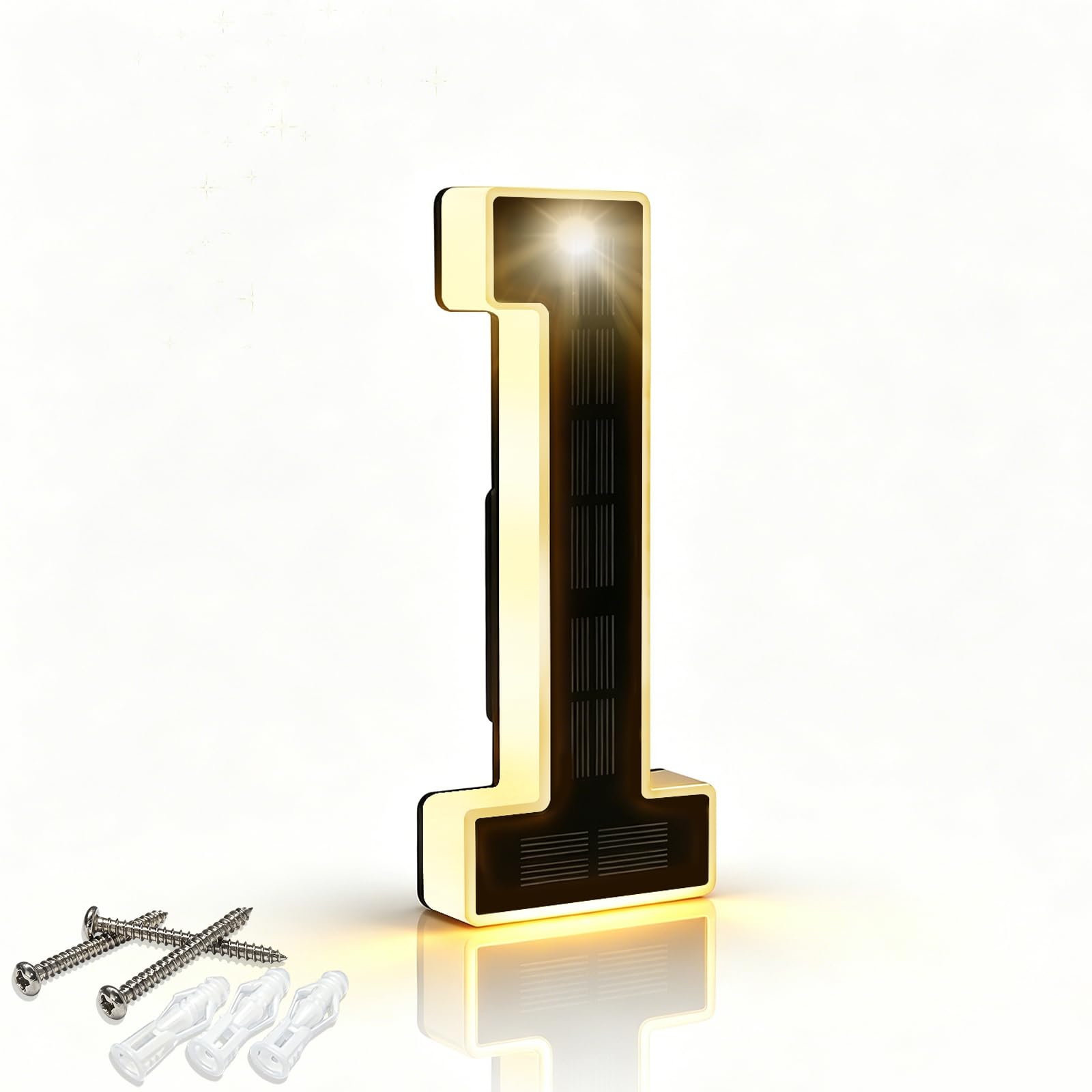 Amazon.com: DIBMS 6.7 Inch Solar Lighted House Numbers for Outside