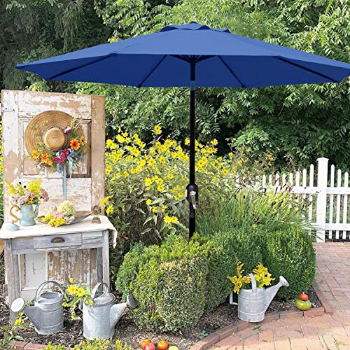 Blissun 9 Outdoor Aluminum Patio Umbrel Buy Online In Kuwait At Desertcart