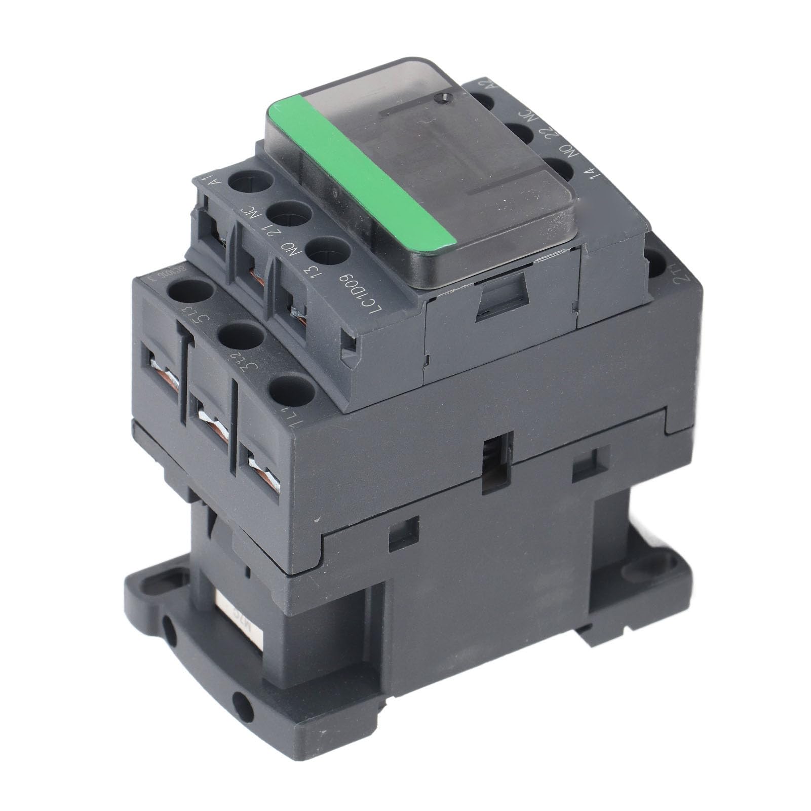 Contacteur AC LC1D09 1NO 1NC 9A 380V Bobine Haute Tension Argent Contrôleur de Moteur Contacteur de Climatiseur Contacteur de Compresseur à Condensateur (Tension de