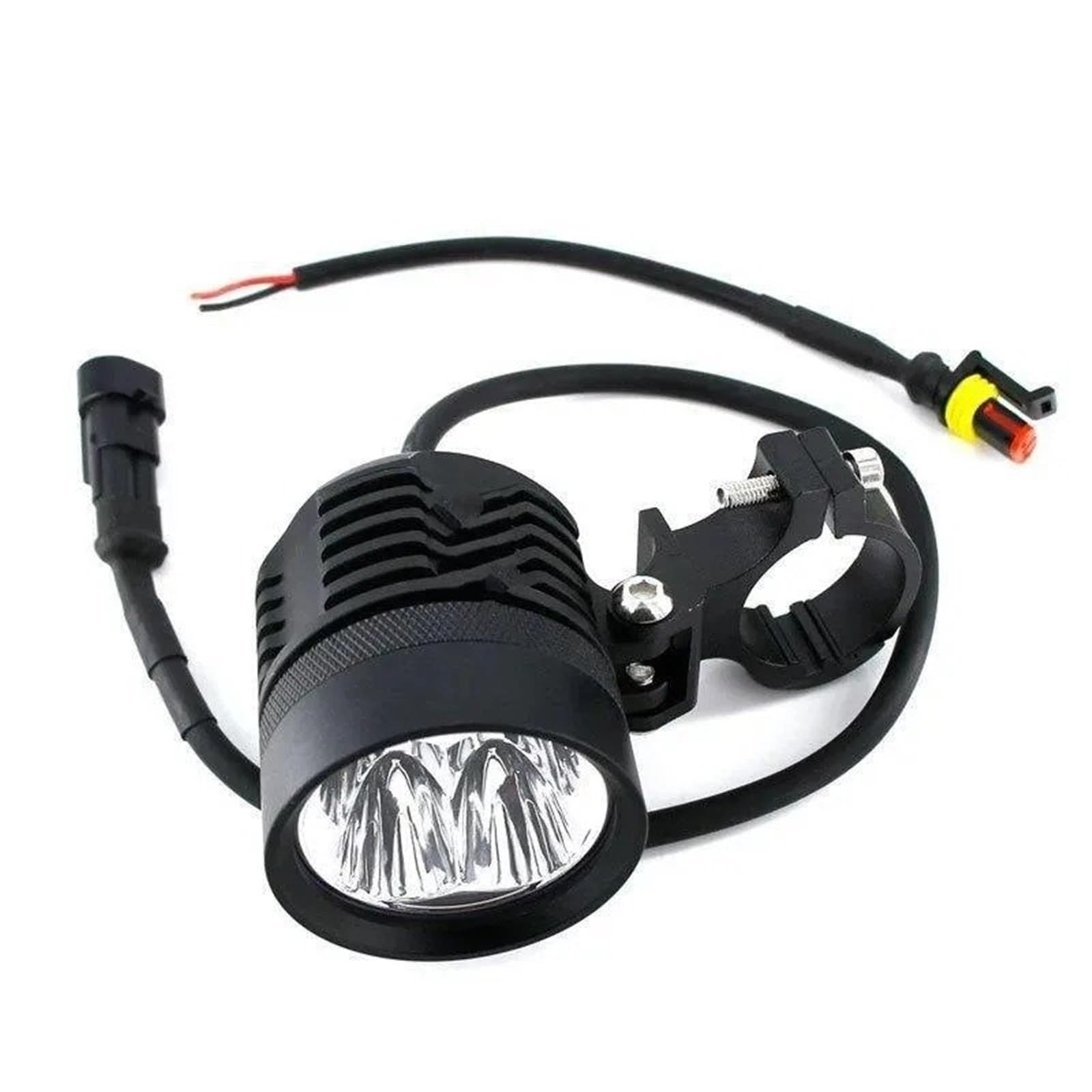 Moto Fari Stradali Spot Light Beam Per Motocicletta 60W 4000LM 2 Pezzi Faretto LED Universale L6X L4X IP68 Impermeabile Lampadine Per Fari Antinebbia