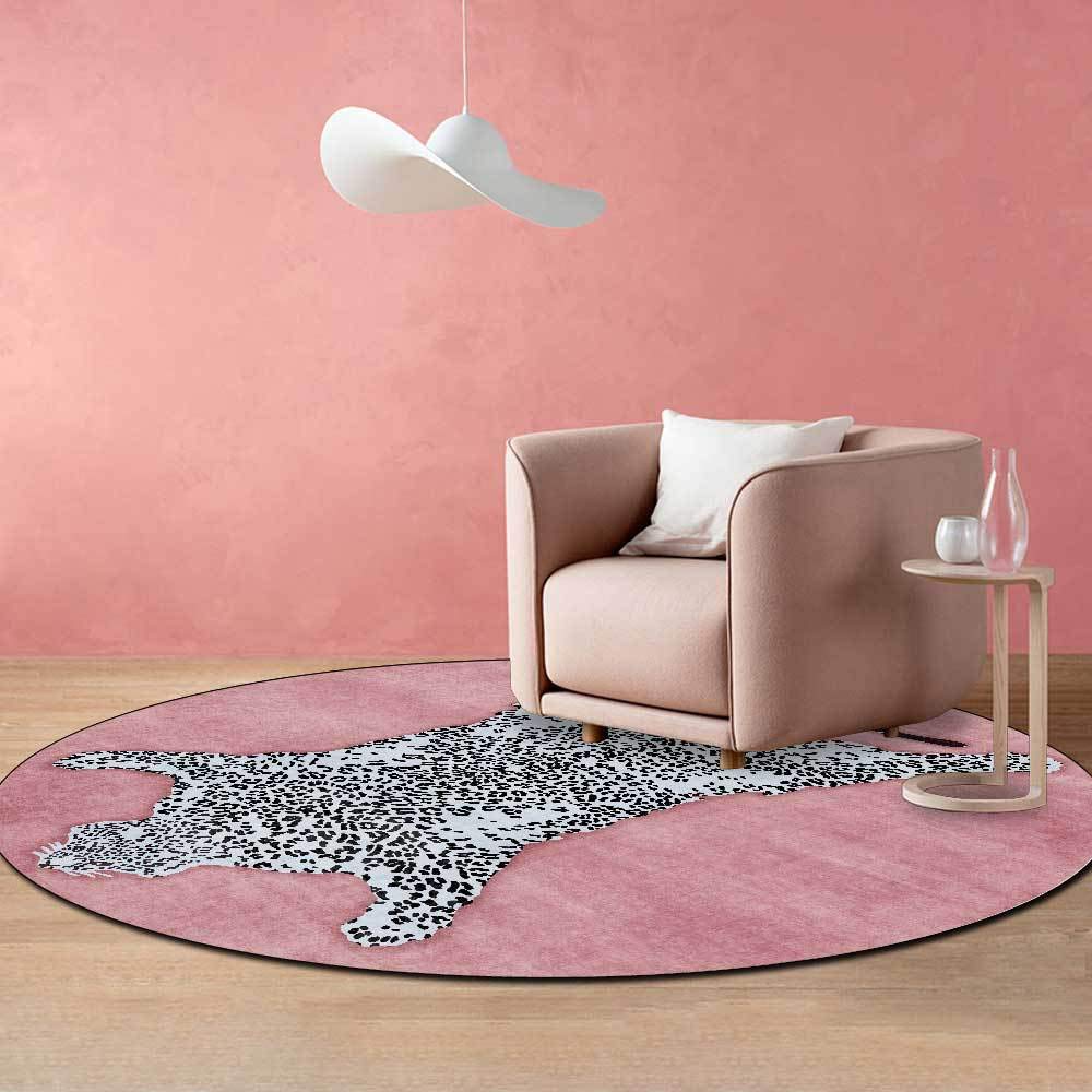 Amazon | ラウンド ニュー リビング ルーム ラグ ø 90 cm ダイニング 