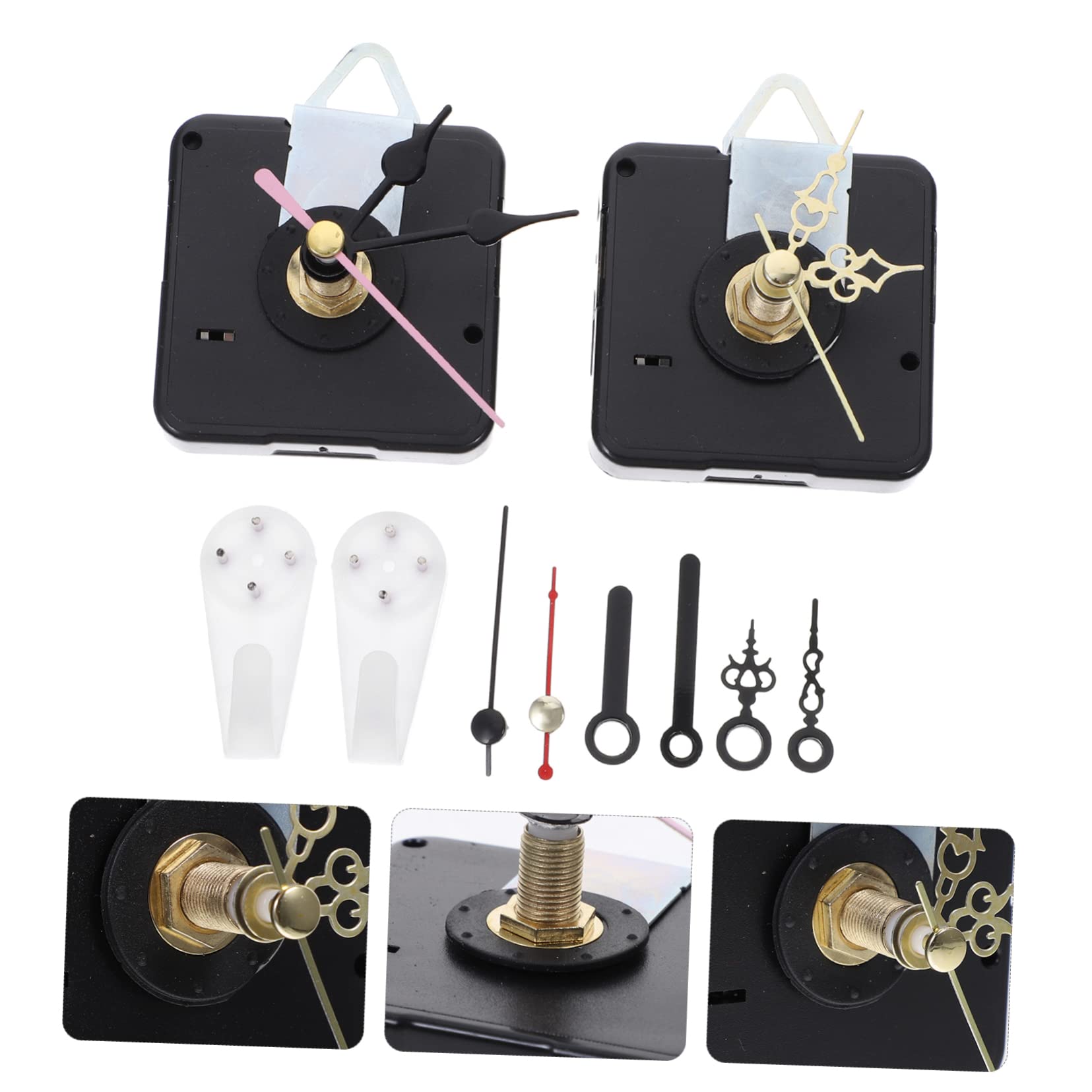 Artibetter 3sätze Uhrwerk Mechanismus Mit Uhrzeigern Ersatzteile Für Wanduhr Reparatur Präzise Uhrwerk Mechanismus Für Kreative Projekte Und Zeiger Für Reparatur Von Wanduhren Für