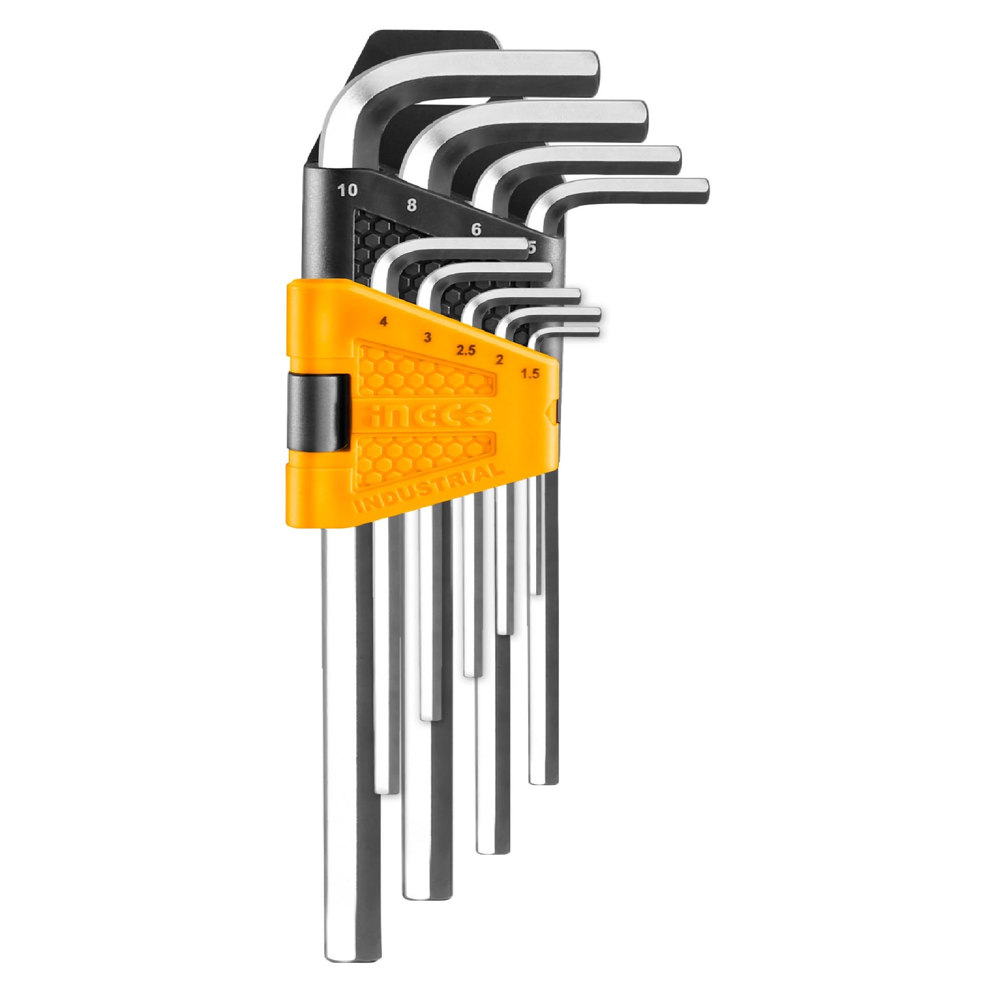 Ingco Allen Key Set, 1.5mm - 10mm, Cr-V, Heat Treatment and Chrome Plate, Perfect For Carpenters, Construction (B0D53NY5C8) Amazon Price History, Amazon Price Tracker