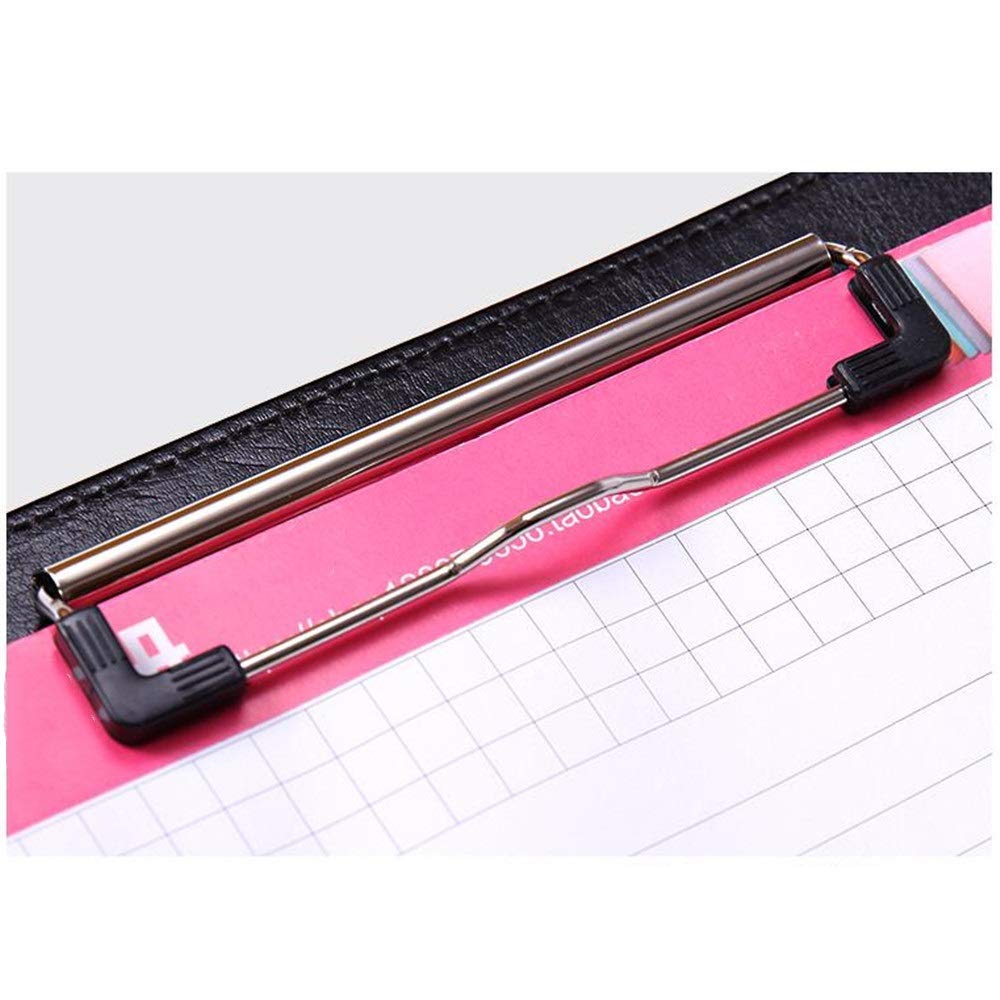 Raccoglitore per conferenze, cartella portadocumenti, professionale, calcolatrice, note, penne, documenti, telefono, carte di credito, documenti aziendali (blu, 320 x 250 mm)