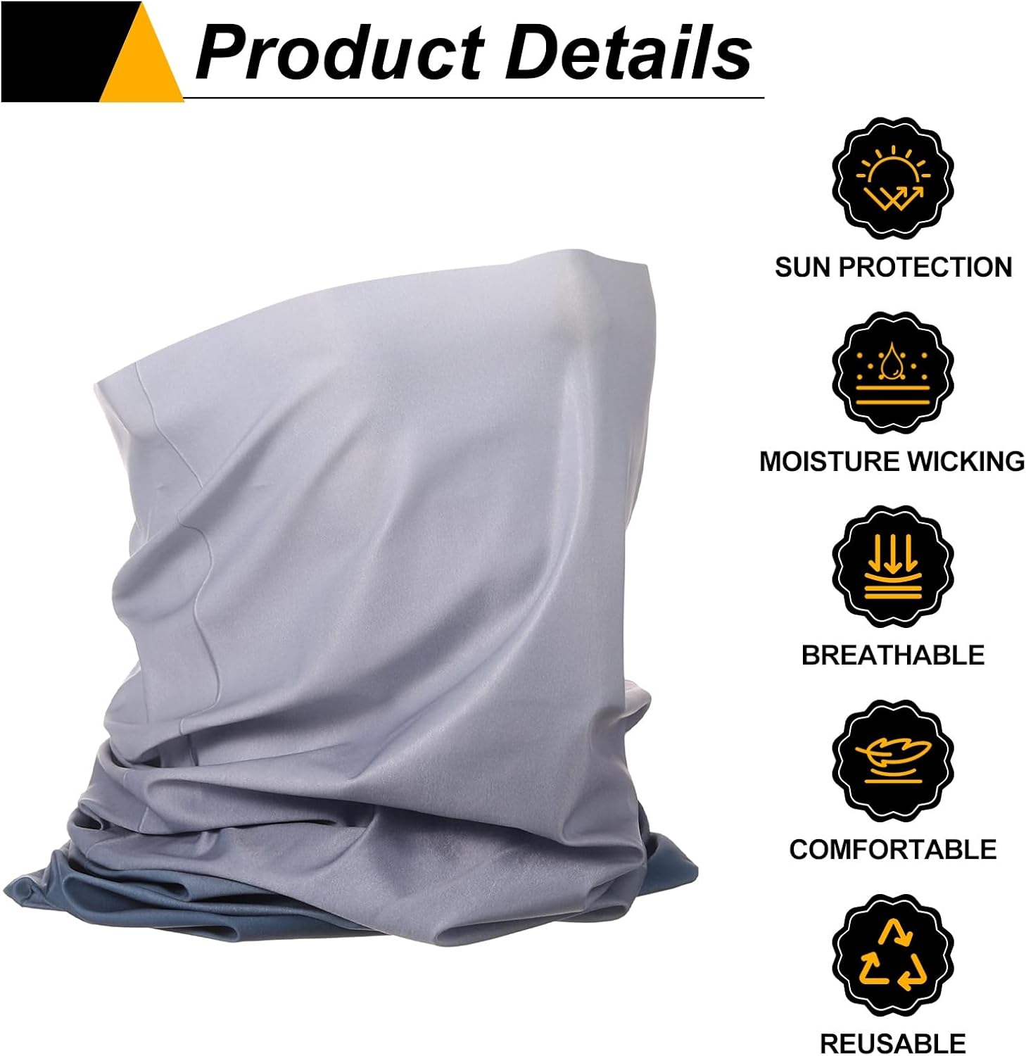 HARFINGTON Summer Cooling Neck Gaiter Sun Protection Face Mask Fishing Neck Gaiter for Fishing Outdoor Sports - Image 4