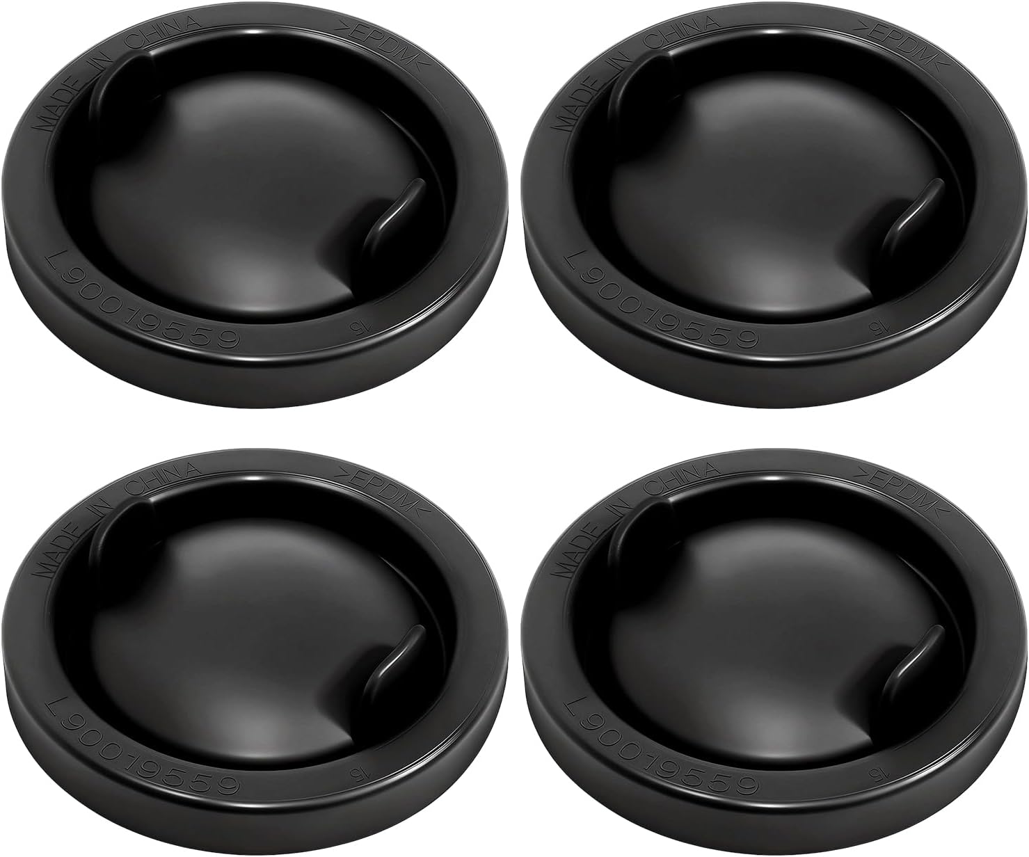 4 PCS 68354272AA Left and Right Headlight Bulb Dust Cover Cap Compatible with Jeep Grand Cherokee 2017-2022 for Cherokee WK 2022, Replace for 170086