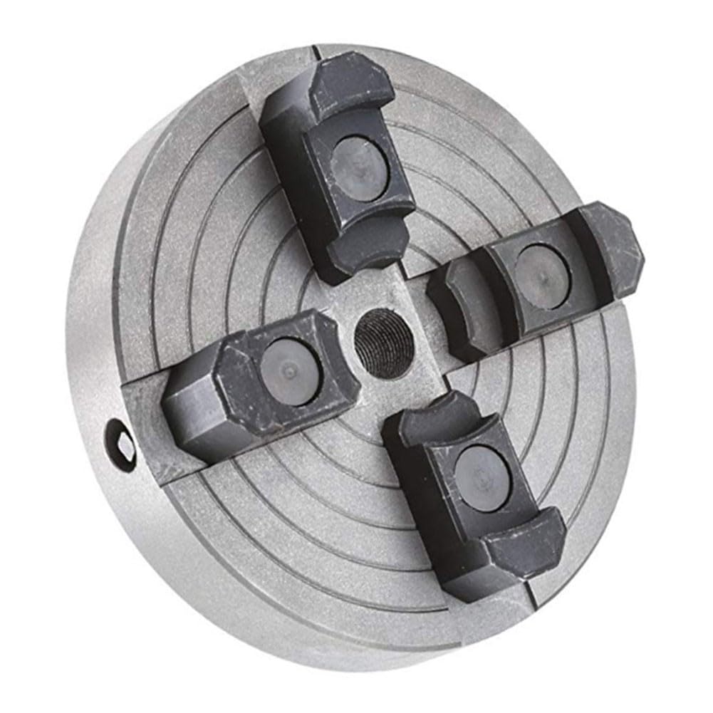 KiraKira 4-szczękowy samocentrujący uchwyt 150 mm do mini tokarki metalowej, tuleja gwintowana 1 cala-8 Dokładne zadania toczenia metalu