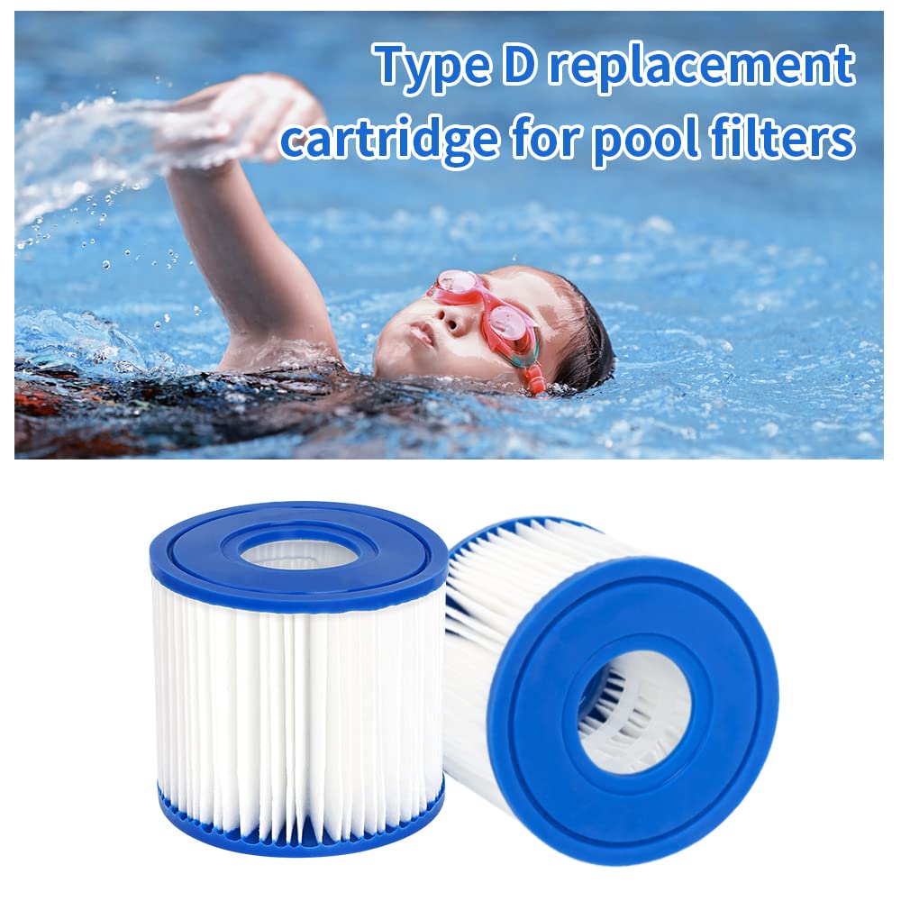 WuYan 2 szt. filtr do letnich ucieczek POOLPURE filtr typu D, letnie fale P57100102, do SFS-350 RP-350 RP-400 RP-600 RX-600