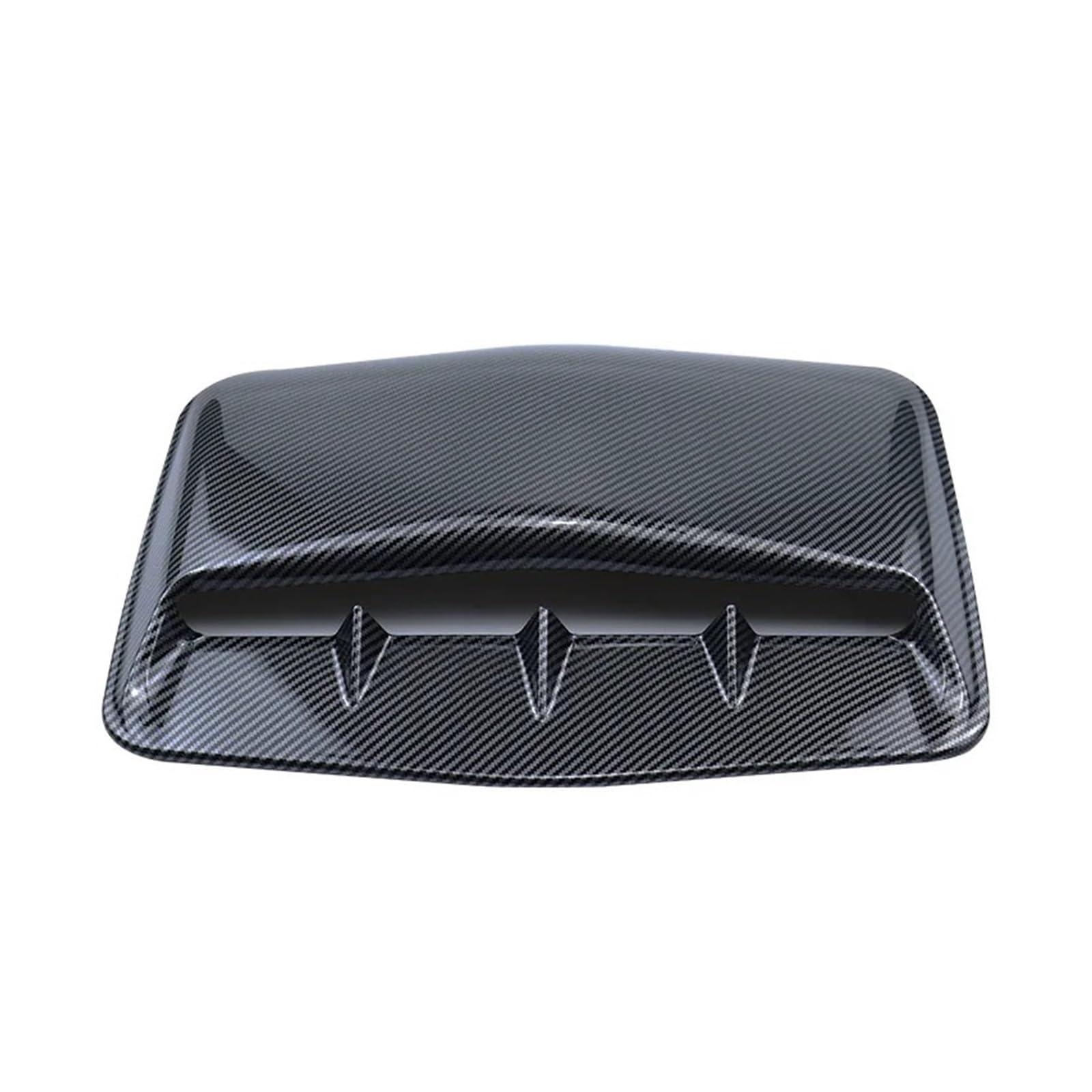 Universal Carbon Fiber Car Air Flow Intake Hood Scoop Bonnet Vent Cover Decorative Sticker Flow Intake Cover(Carbon Fiber)