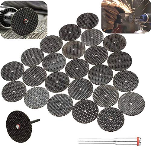 DIY Crafts Pack Of 20 Pcs, Multi, 2 Pcs Mandrel/Connecting Shank, Metal Cutting Disc for Grinder Rotary Tool Circular Saw Blade Wheel Cu(Pack Of 20 Pcs, Multi, 2 Pcs Mandrel/Connecting Shank) (B086BKCKD2) Amazon Price History, Amazon Price Tracker