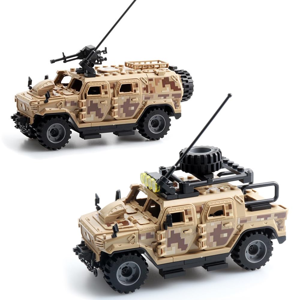 Amazon.co.jp: ENHANA 装甲車両ビルディングブロック ミリタリー