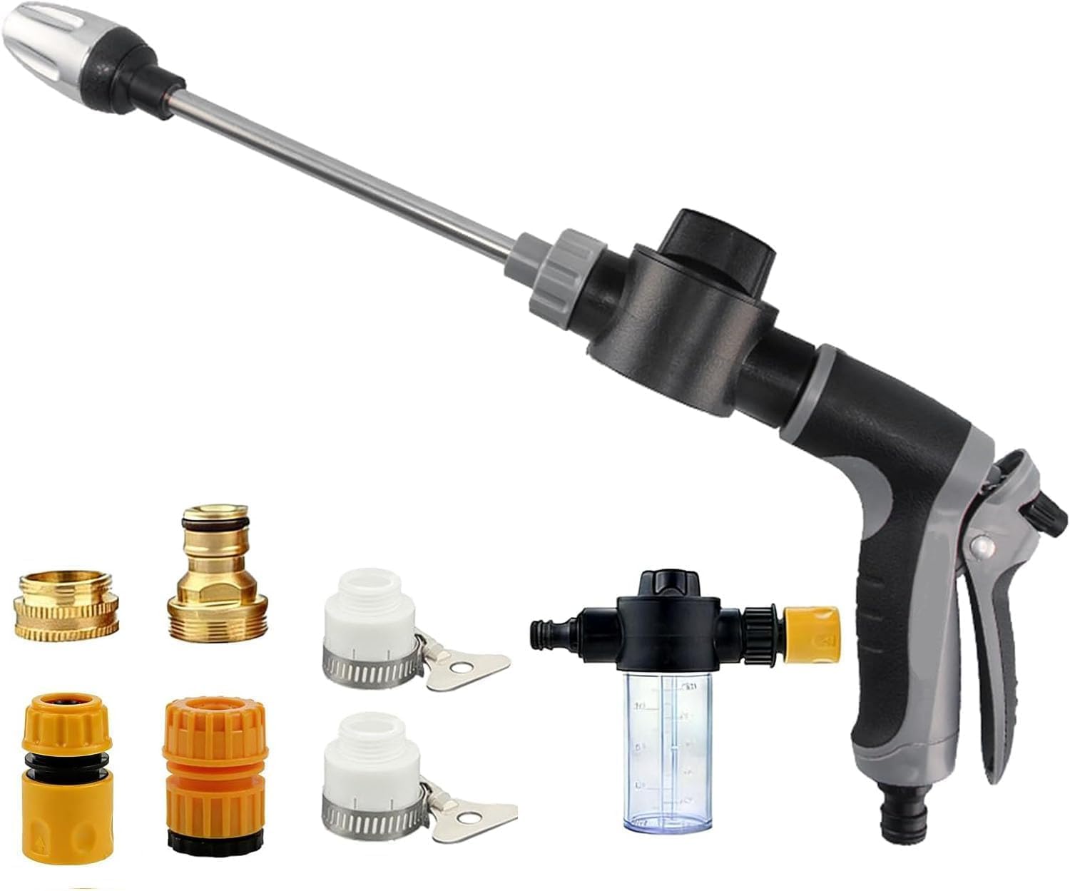 Aquoxis Pressure Washer,2026 New Portable High Pressure Hose Hawk Pressure Washer Gun with Adjustable Spray Nozzle,Handheld Cleaning Machine for Car,Patio,Garden and Outdoor Surfaces