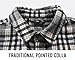 Fozexi Mens Lightweight Flannel Shirts Button Down Flannel Shirts Long Sleeve Jackets for Men Grey/Black Medium