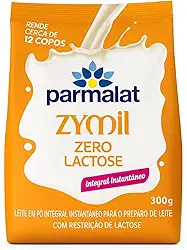 Leite em Pó Integral Zero Lactose Parmalat Zymil Instantâneo, 300g