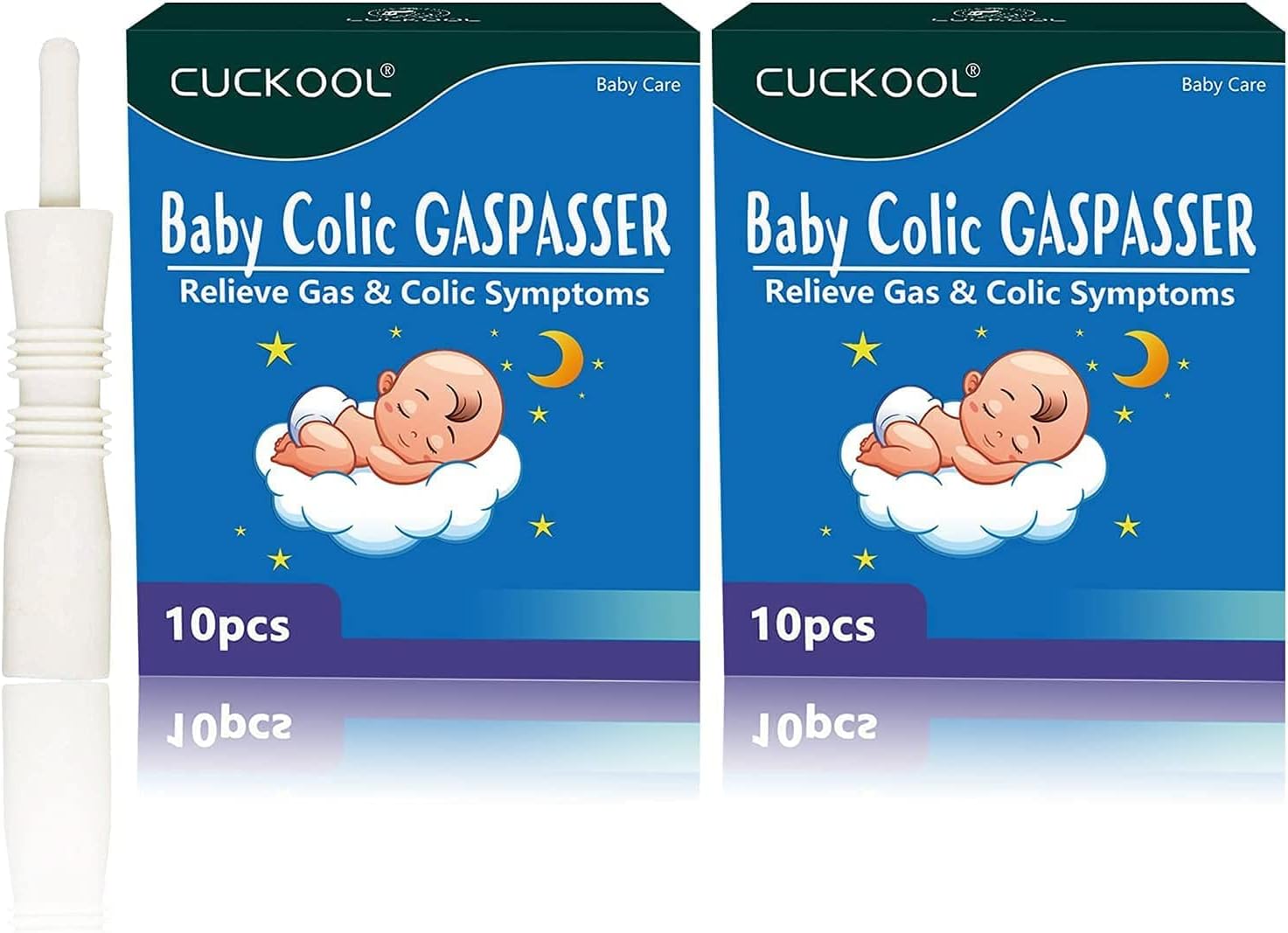 CUCKOOL Gas and Colic Reliever for Babies, Baby Gas Passer, Sooth Baby