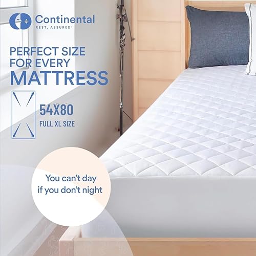 Miniatura 10 de Continental Bedding Sábanas protectoras de colchón tamaño Queen  Funda de colchón acolchada  Cubrecolchón de algodón premium de hasta 18 pulgadas de