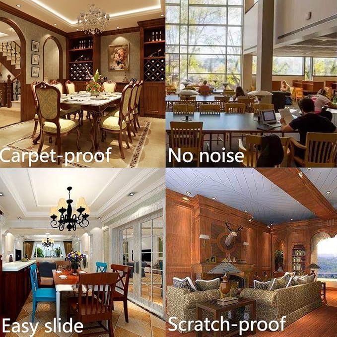 MR. DIY Crafts 8 Pcs, Magic Sliders Self-Adhesive Furniture Glide Sliders with PTFE Material, Floor Protector for Easy Moving (8, Grey, 2.5 x2.5 x0.5 cm)