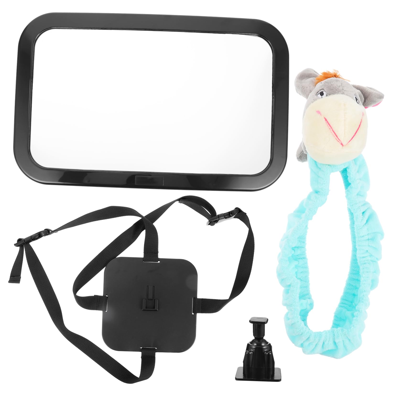 KOMBIUDA Professional Baby Observation Rear Mirror Rotatable 360° Safe Material Easy to Install for Car