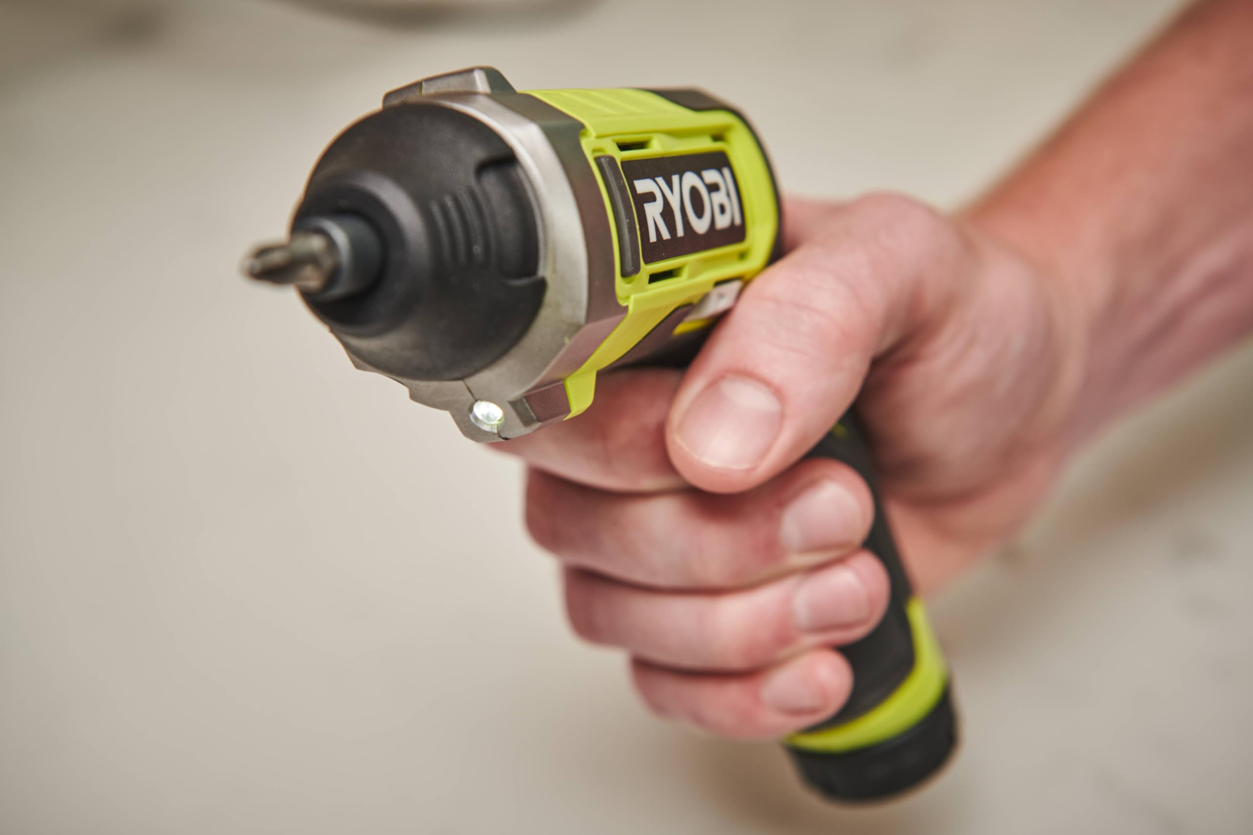 RYOBI RSD4-120TA2 - Destornillador USB de litio de 4 V exclusivo de Amazon