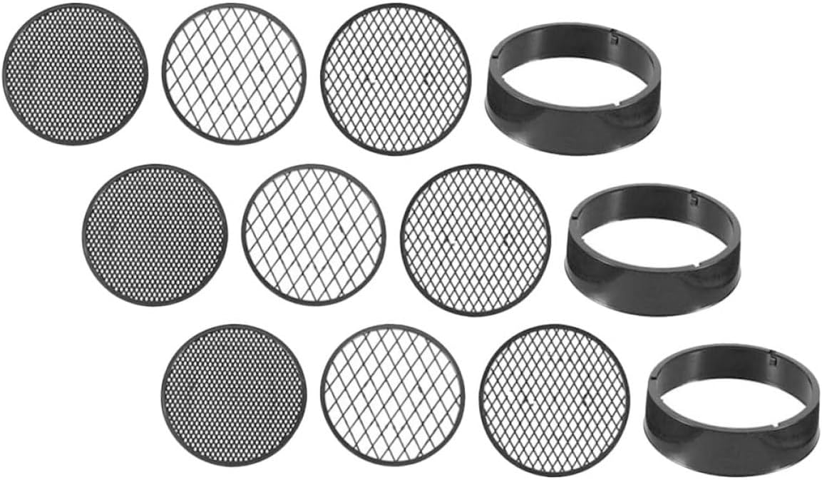 Garneck 9Pcs Plastic Soil Sifter Lightweight Mesh Sieve for Gardening and Beach Play Easy to Clean Sifting Pan for Filtering and Stones Garden Tool for Planting and Home Use