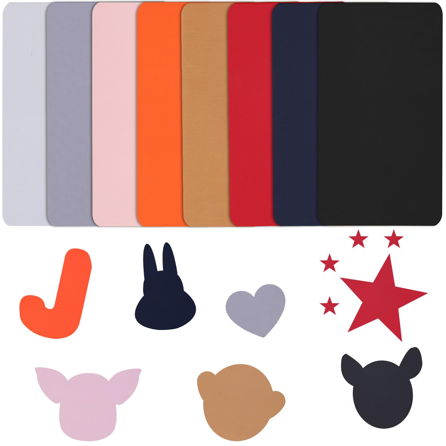 8 Patchs Réparation Nylon Autocollants - 20x10cm - Pour Vêtements, Tentes, Sacs - Imperméables Et Solides