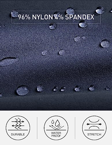 Specialmagic Waterproof Hiking Pants For Men Flat Front Dress Casual Slim Fit Stretch Golf Pants Outdoor Summer Navy 34 #TOP4