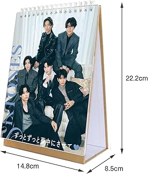 SixTONES カレンダー LIVE DVD Amazon | SixTONESカレンダー 2026年 卓上周カレンダー グッズ