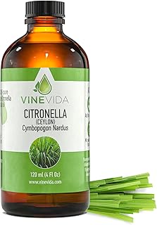 Sponsored Ad - Natural Citronella Ceylon Essential Oil 4 oz - 100% Pure Undiluted Therapeutic Grade Citronella Ceylon Oil ...