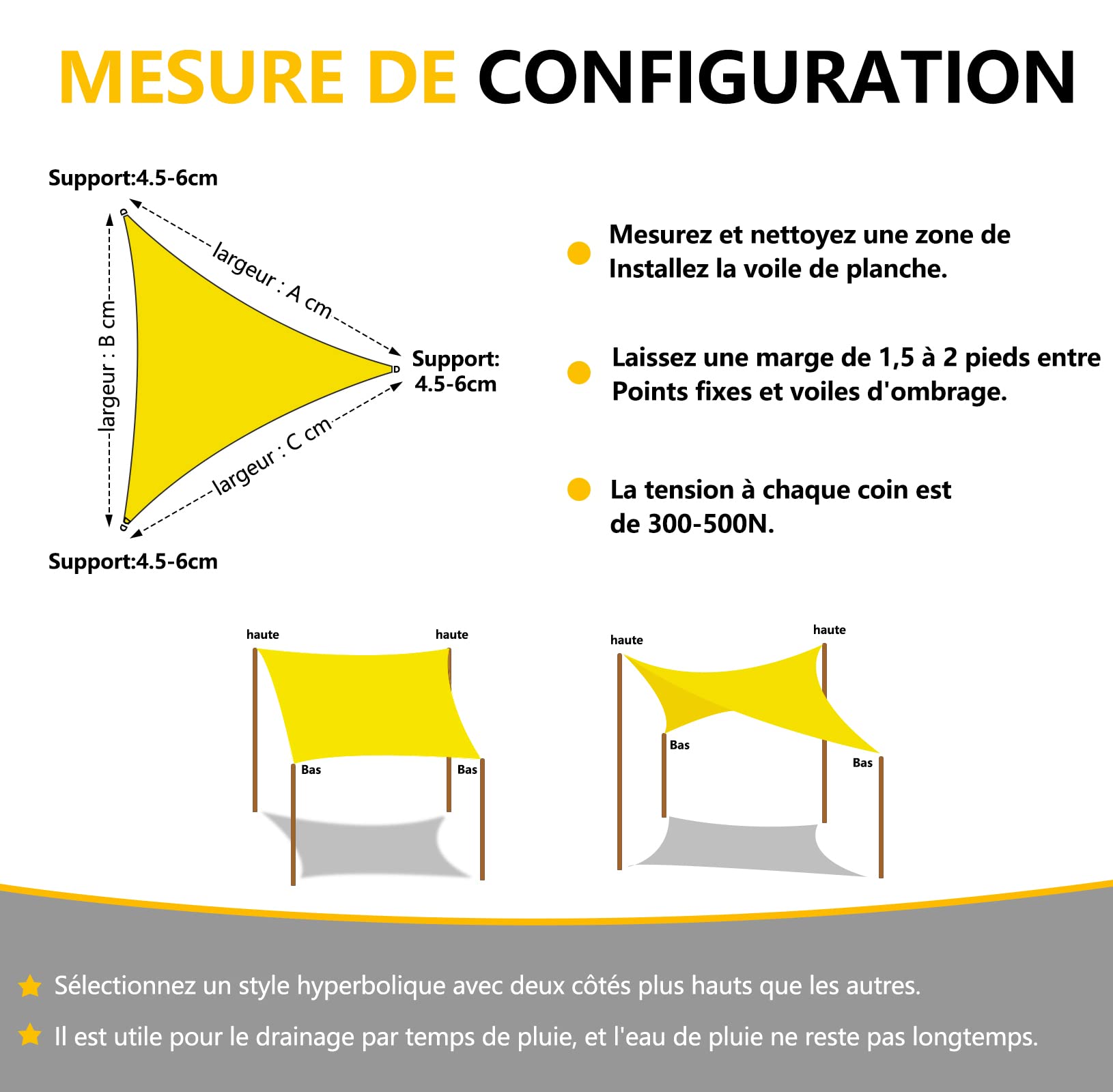 Toldo rectangular de 2 x 1,8 m, impermeable, anti 90 % de rayos UV, resistente al viento, para jardín, patio, camping