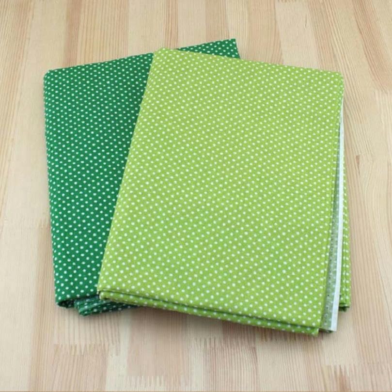 20 pièces/ensemble 25-100CM points de couleur 100% coton tissu Patchwork carrés coton couette tissu Bundle artisanat Patchwork tissu pour les filles