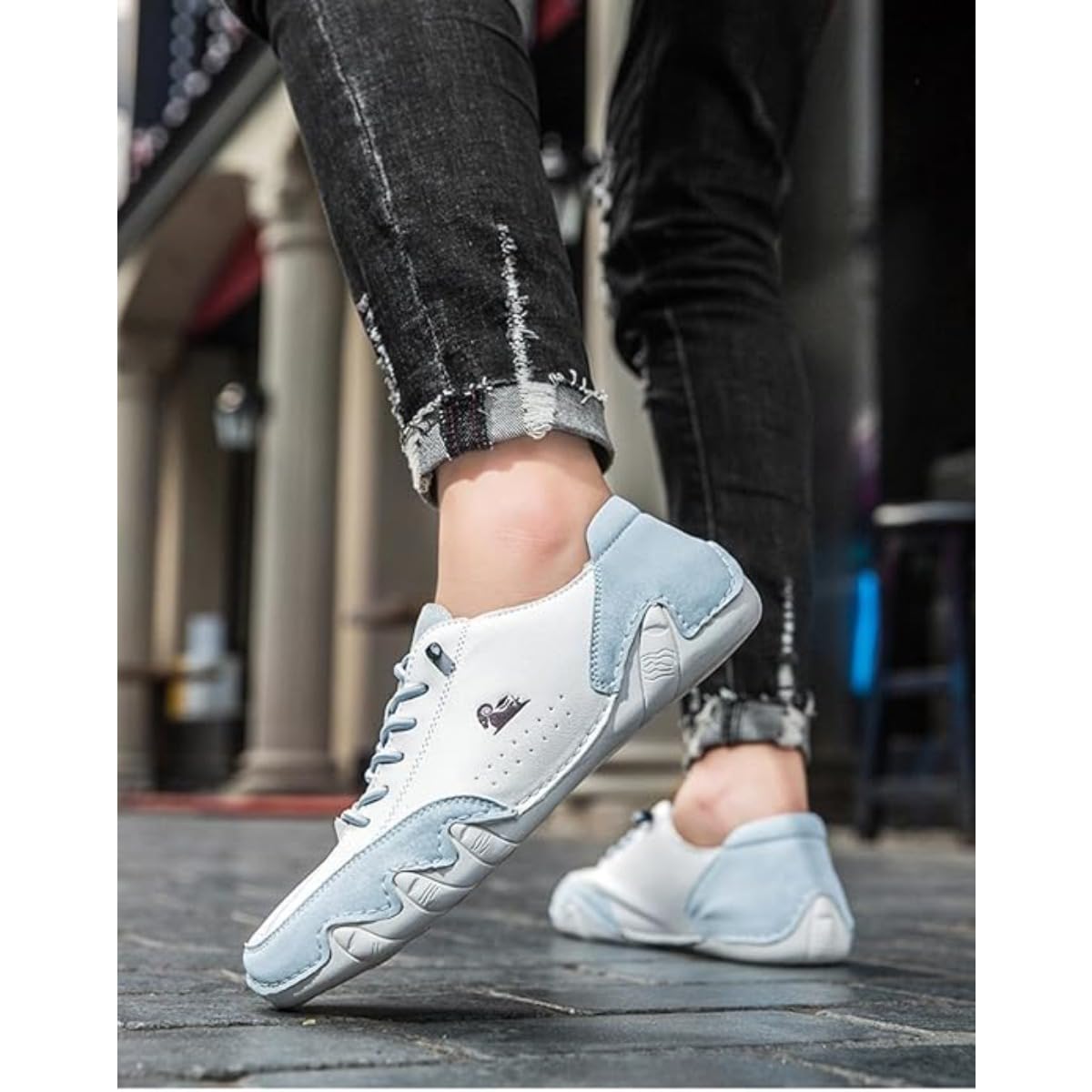 Handgefertigte Leder-Low-Top-Wanderschuhe für Herren und Damen