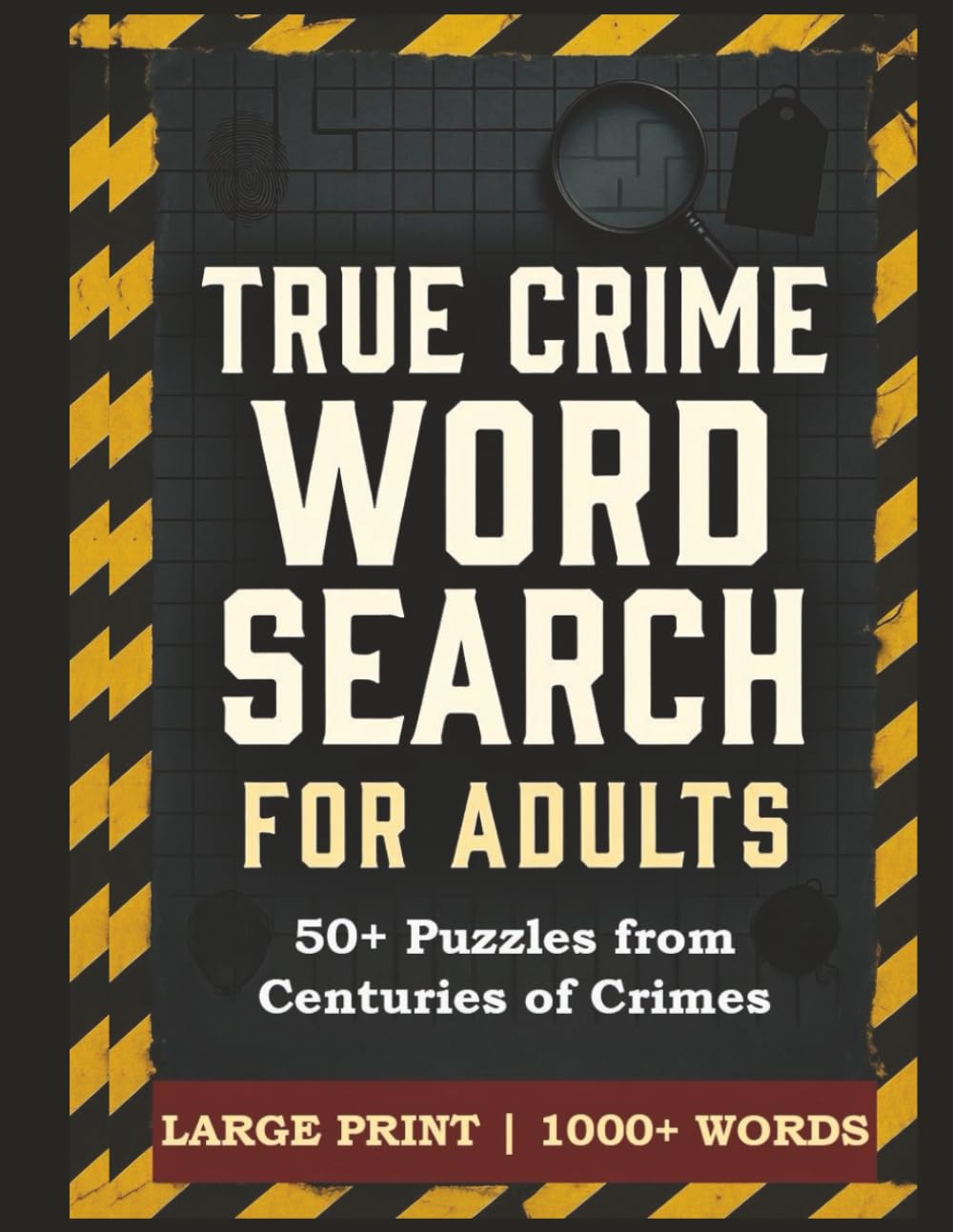 rue Crime Word Search Puzzle Book: Large Print Word Search for Adults | 56 Unsolved Mysteries from All 50 States & Territories | Featuring Natalee ... Words (True Crime Word Search for Adults)