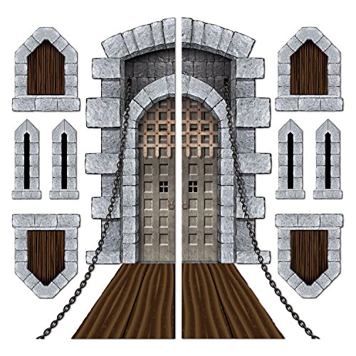 Beistle Printed Castle Door and Window Props, 16