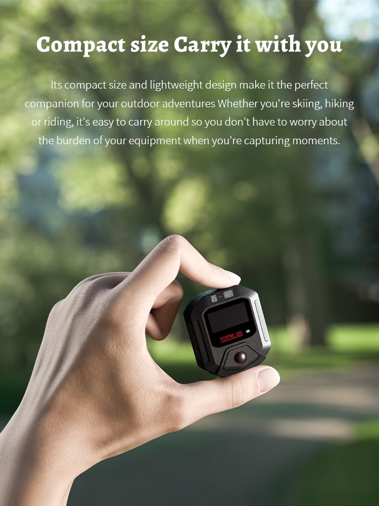 Treeboy Télécommande GPS Bluetooth pour appareils photo Insta360 (Insta360 X5/X4/X3/One X2/Go 3S/GO 3/Ace Pro 2/Ace Pro/Ace/One RS/One R) – Accessoire Smart Action 25 m
