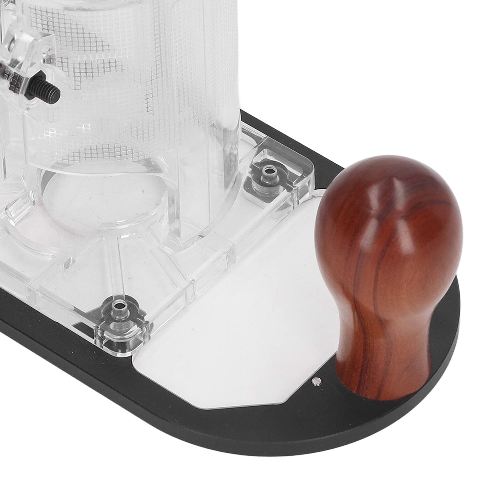 Base de recortadora para carpintería, base protectora de plástico transparente para enrutador, accesorio para herramientas eléctricas de bricolaje con marco de aleación de