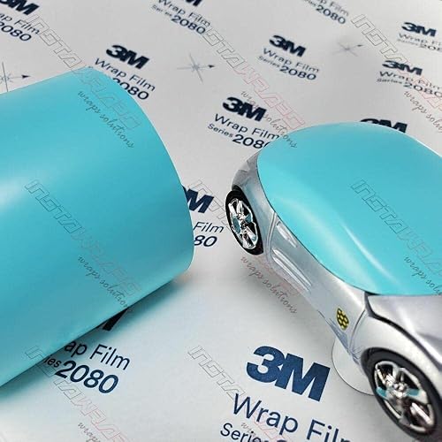 Miniatura 2 de 3M 2080 - Película de vinilo para coche, Satin Key West  S57  (Muestra 3 x 5 pulgadas)