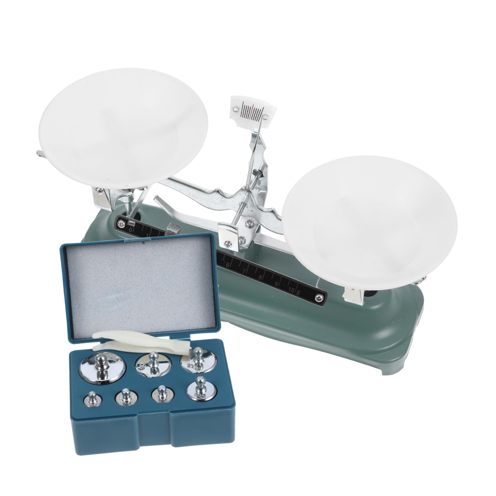 PRETYZOOM 2 Juegos balanza pesas pesar largo peso escala industrial viga triple báscula de triple haz para laboratorio báscula portátil de triple haz abdominales