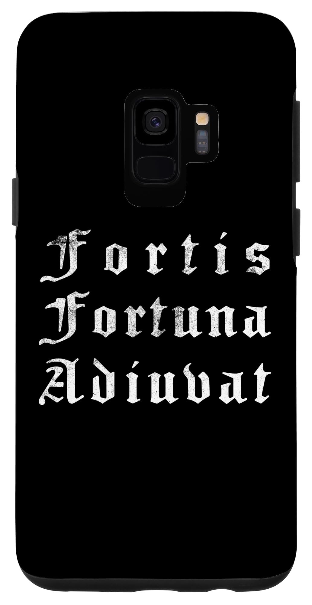 Galaxy S9 Fortis Fortuna Adiuvat Latin Phrase Case