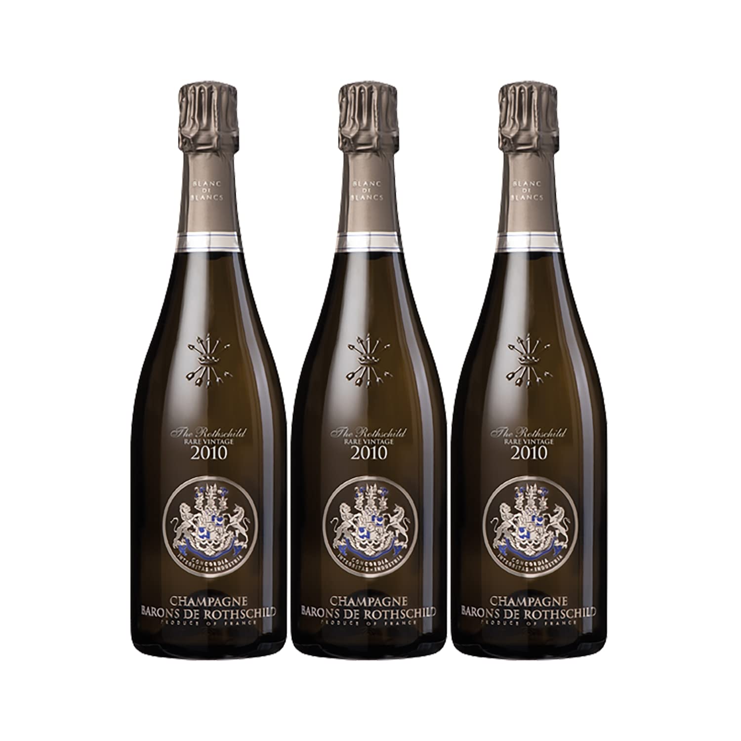Champagne Millésimé Brut - Blanc 2010 - Champagne Barons de Rothschild (3x75cl)