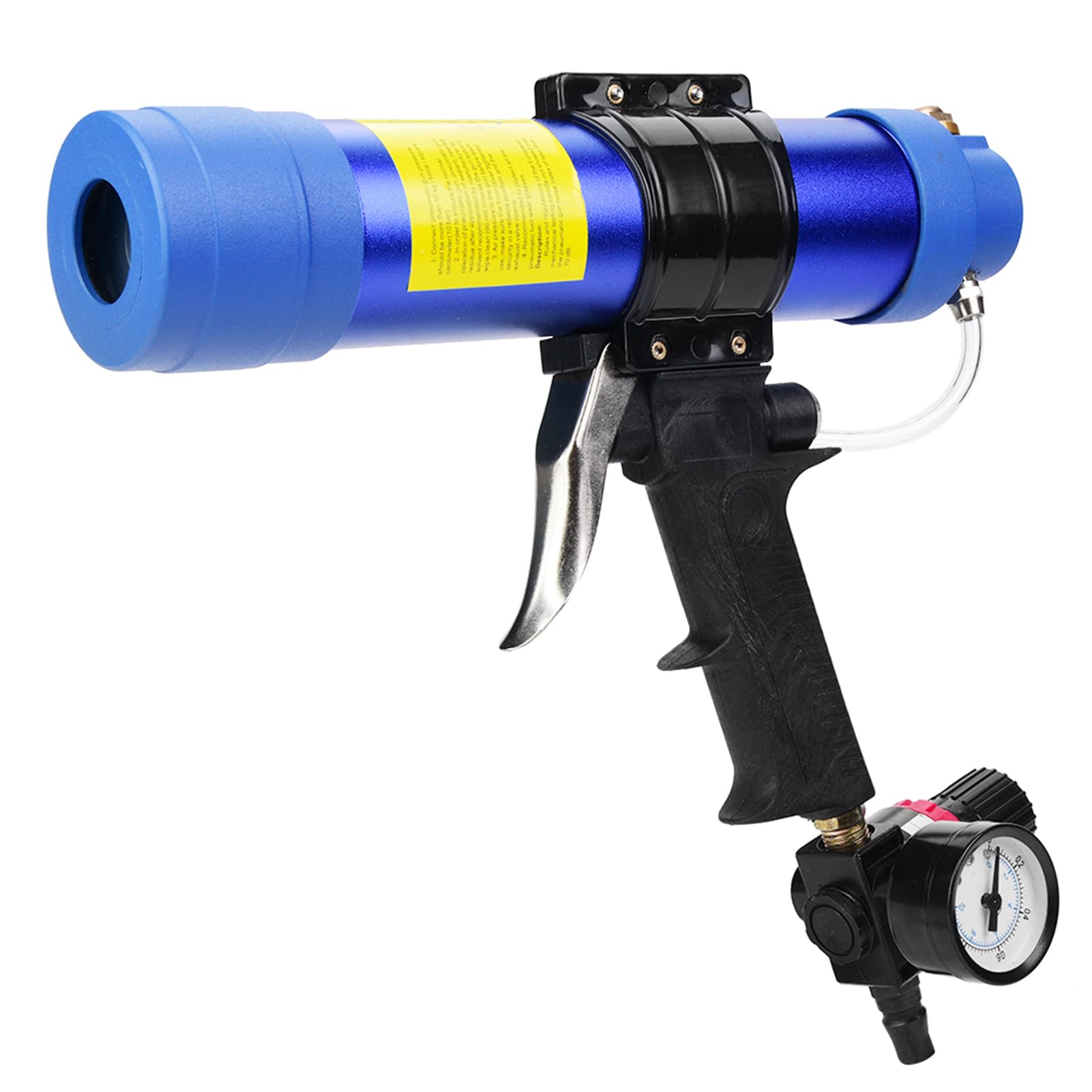 Pistola per Cartucce ad Aria Compressa, Pneumatica per Silicone, con Valvola di Controllo della Pressione
