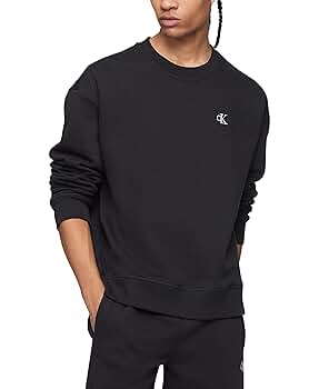 RELAXED FIT MONOGRAM LOGO トレーナー/ユニセックス Amazon.co.jp: Calvin Klein Men's Relaxed Fit Monogram Logo
