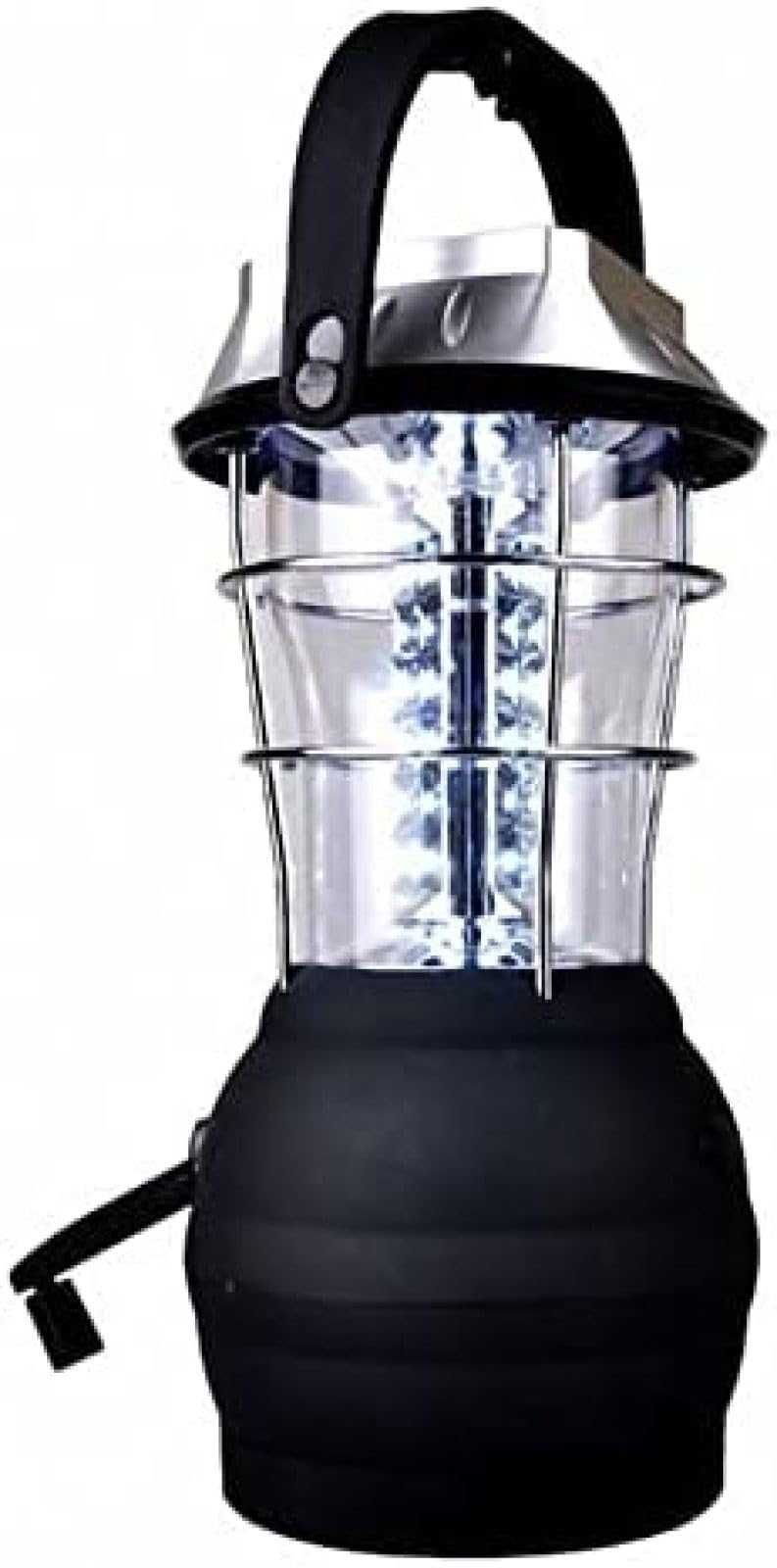Dcolor Lanterne Solaire 5 Modes à Manivelle Dynamo 36 LED Rechargeable Lampe De Camping Lampe Durgence Lanterne Led Ultra Lumineuse Equipement De Camping Pour La Randonnee La Piste Dur